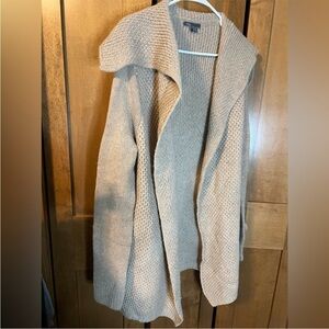 Vince Open-Front yak/wool Cardigan - Taupe/Beige